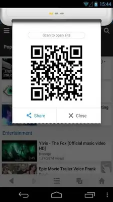 ExtensionQRCodeGenerator android App screenshot 1